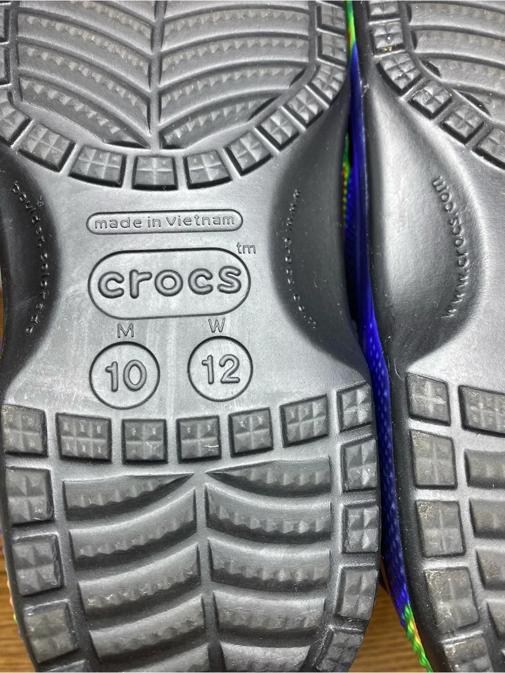 Crocs Classic Clog Solarized Tied Dye Multi Color Unisex Men’s Size 10 Women 12